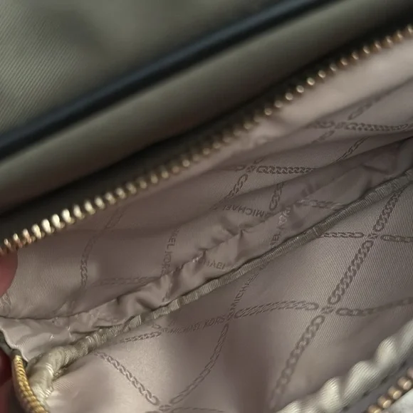 Michael Kors Army Green Crossbody Camera Bag